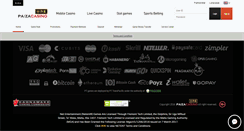 Desktop Screenshot of paizacasino.com